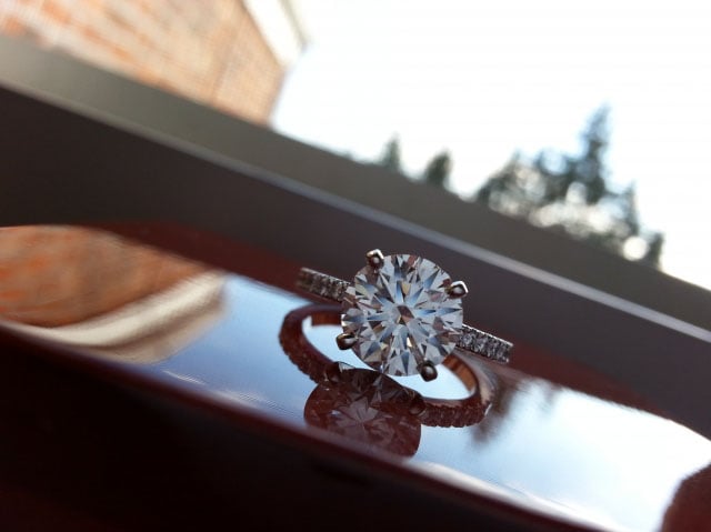 Hearts and Arrows Diamond Engagement Ring Hearts and Arrows Diamond Engagement Ring