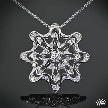 Platinum “Embrace” Diamond Pendant by Whiteflash Platinum “Embrace” Diamond Pendant by Whiteflash