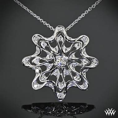 Platinum “Embrace” Diamond Pendant by Whiteflash