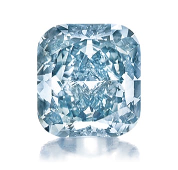 3.81-carat fancy-vivid blue diamond • Christie's