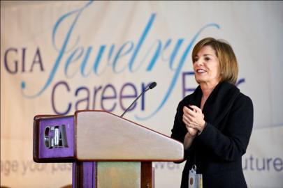 Kathryn Kimmel at the 2012 GIA Career Fair