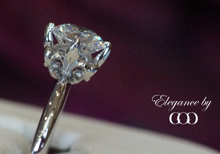 'Elegance' Engagement Ring Setting from Good Old Gold
