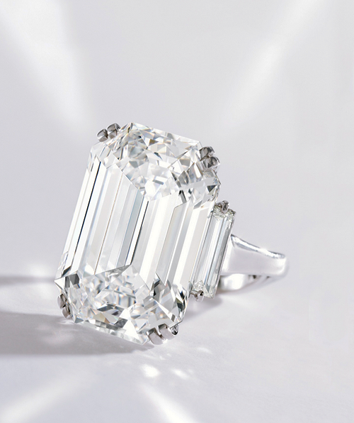 Platinum and Diamond Ring by Graff, Sotheby's