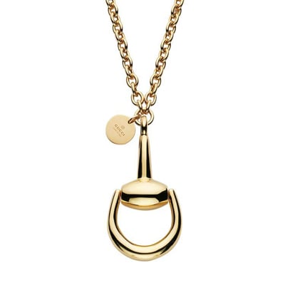 Gucci Horsebit necklace in 18k at Reeds Jewelers