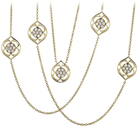 Hearts on Fire Copley 5 station necklace Hearts on Fire Copley 5 station necklace
