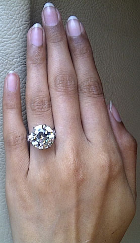 Icelover's 8+ Carat Old European Cut (OEC) Upgrade (Upright Top Hand View) - image by Icelover Icelover's 8+ Carat Old European Cut (OEC) Upgrade (Upright Top Hand View) - image by Icelover