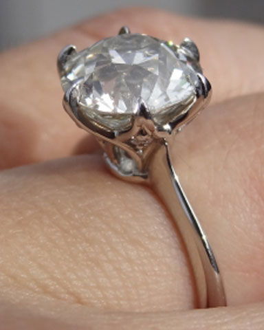 KristyDarling's Old European Cut (OEC) Solitaire (Angle View) - image by KristyDarling