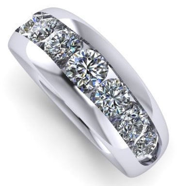 Rod's Men's Bling:  Wedding Rings (Rod's Rendered Ring View) - image by Rod