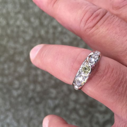 Rod's Men's Bling: Wedding Rings (Rod's Husband's Top Hand View) - image by Rod Rod's Men's Bling: Wedding Rings (Rod's Husband's Top Hand View) - image by Rod
