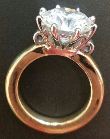 Scandinavian's 10 Year Wedding Anniversary Gift - 5 Carat Diamond (Side View) - image by Scandinavian Scandinavian's 10 Year Wedding Anniversary Gift - 5 Carat Diamond (Side View) - image by Scandinavian