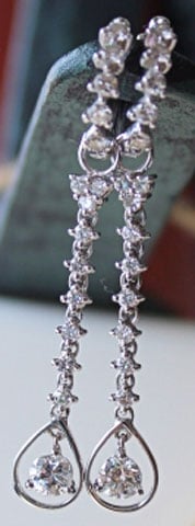 Sparkle_ruckle's Heirloom Detachable Hoop Diamond Earrings - image by Sparkle_ruckle