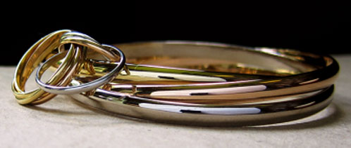 Yssie's Cartier 18K Trinity Bracelet and Ring Set - image by Yssie Yssie's Cartier 18K Trinity Bracelet and Ring Set - image by Yssie