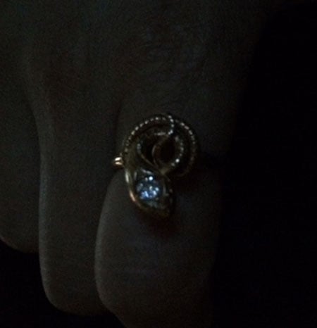 blingbunny10's Victorian Snake Ring (Night View) - image by blingbunny10