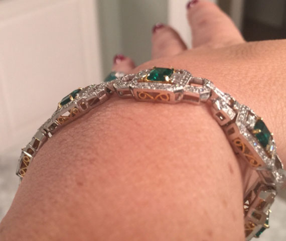 grateful4life's Emerald Bracelet (Side View) - image by grateful4life grateful4life's Emerald Bracelet (Side View) - image by grateful4life