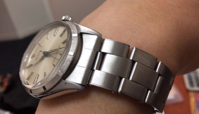 gregchang35's Vintage Rolex Oyster Perpetual Timepiece (High Crown View) - image by gregchang35