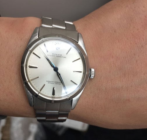 gregchang35's Vintage Rolex Oyster Perpetual Timepiece (Wrist View) - image by gregchang35 gregchang35's Vintage Rolex Oyster Perpetual Timepiece (Wrist View) - image by gregchang35