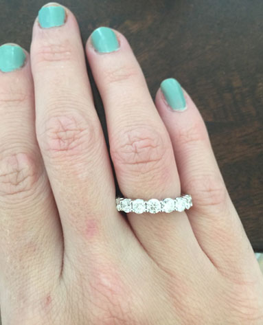 jabresch's Stunning U-Prong Full Eternity Band (Top View) - image by jabresch jabresch's Stunning U-Prong Full Eternity Band (Top View) - image by jabresch