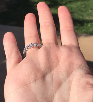 jabresch's Stunning U-Prong Full Eternity Band (Palm View) - image by jabresch jabresch's Stunning U-Prong Full Eternity Band (Palm View) - image by jabresch