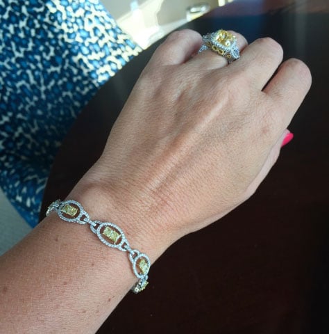 lhagedorn's Yellow Diamond Bracelet and Ering - image by lhagedorn lhagedorn's Yellow Diamond Bracelet and Ering - image by lhagedorn