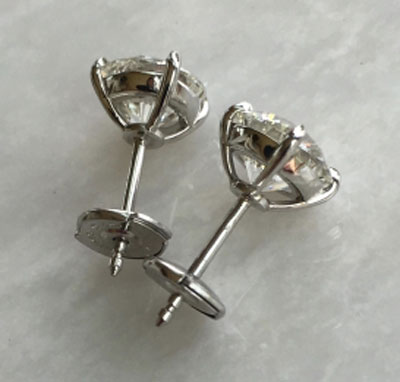 Tweeter8177's 3.25 Ct Solitaire Engagement Ring, 3 Stone RHR and Studs Reset (Stud Earrings) - image by Tweeter8177 Tweeter8177's 3.25 Ct Solitaire Engagement Ring, 3 Stone RHR and Studs Reset (Stud Earrings) - image by Tweeter8177