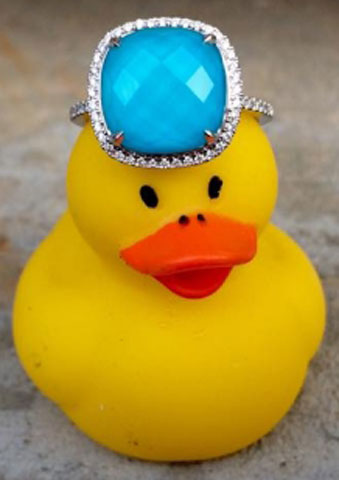 two_little_birds's Mesmerizing Fusion of White Topaz and Turquoise Ring - image by two_little_birds two_little_birds's Mesmerizing Fusion of White Topaz and Turquoise Ring - image by two_little_birds