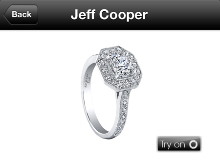 Jeff Cooper Virtual Try-On Bridal Jewelry App