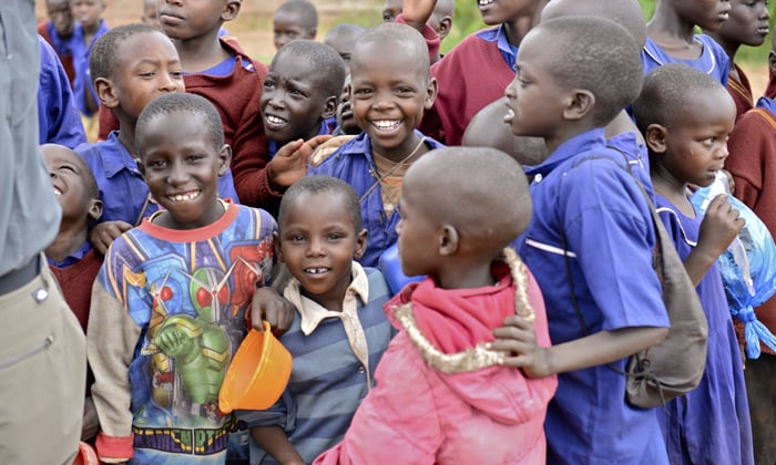 School children, Kitarini, Tanzania. Image courtesy of Sharing the Rough.