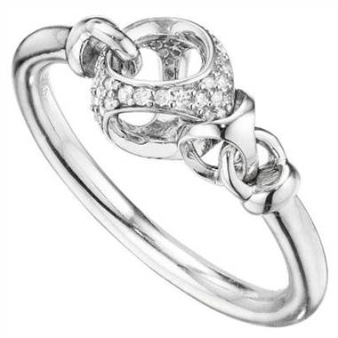 Dimodolo R301-S2 Linked by Love Pave Diamond Fashion Ring at Solomon Brothers
