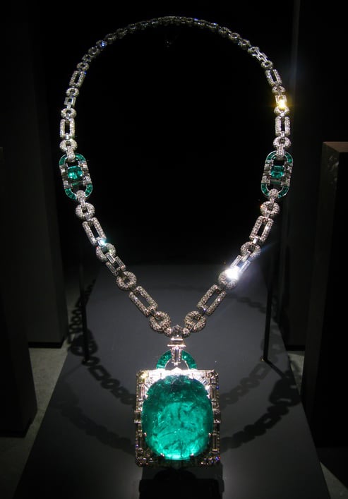 Mackay Emerald and Diamond Necklace by Cartier