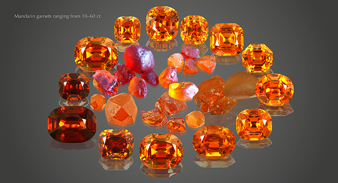 Spessartite Garnets from Terra Garnet by Vladyslav Y. Yavorskyy