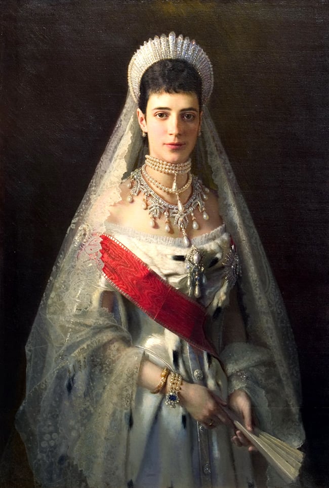 Portrait of Maria Feodorovna, Empress consort of Russia