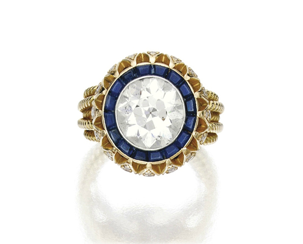 Mary-Kate Olsen's engagement ring via Sotheby's