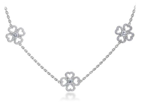 Michael B. Petal Gardenia 19 station necklace at Michael C. Fina