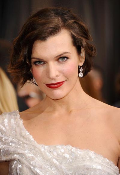 Milla Jovovich 2012 Academy Awards