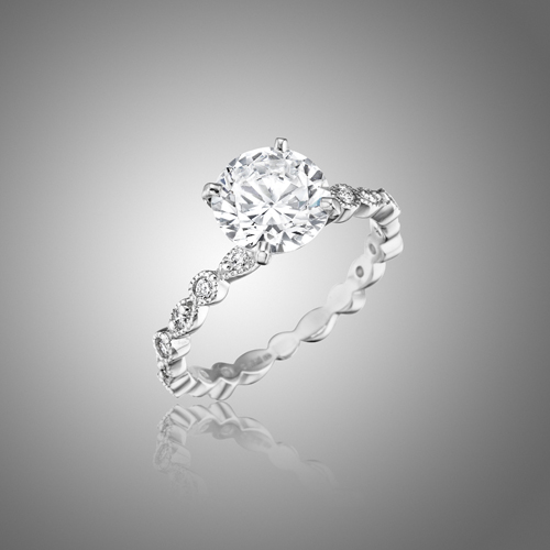 Mimi So Madrid Diamond Engagement Ring Setting