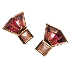 Tourmaline button studs by Nak Armstrong