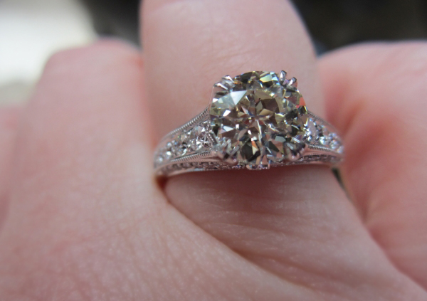 Old European Cut Diamond Ring