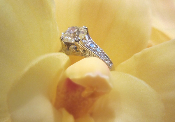 Old European Cut Diamond Ring