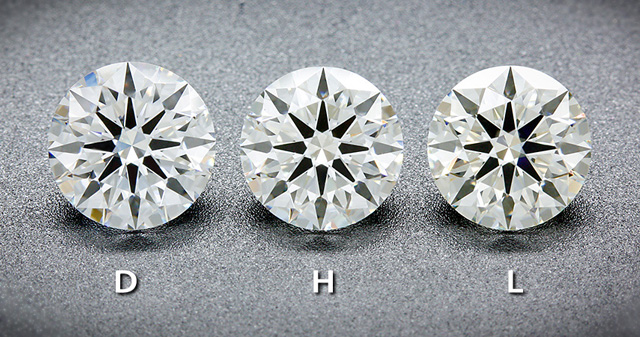 One Carat AGS Certified Ideal Cut Diamonds – Face Up Color