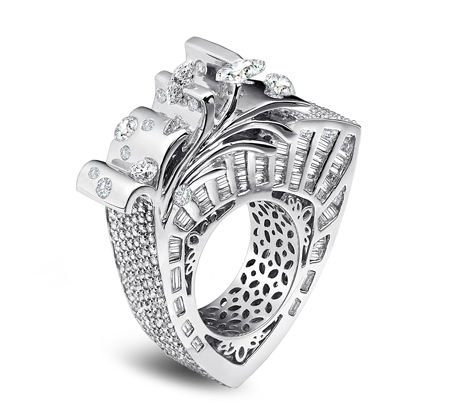 JCK 2013 Platinum Innovation Award Winner Uni-Design Diamond Ring