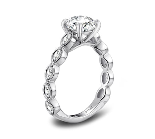 JCK 2013 Platinum Innovation Award Winner Vatche engagement ring