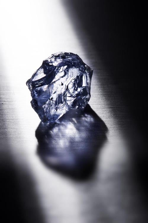25.5-carat blue diamond recovered by Petra Diamonds Limited