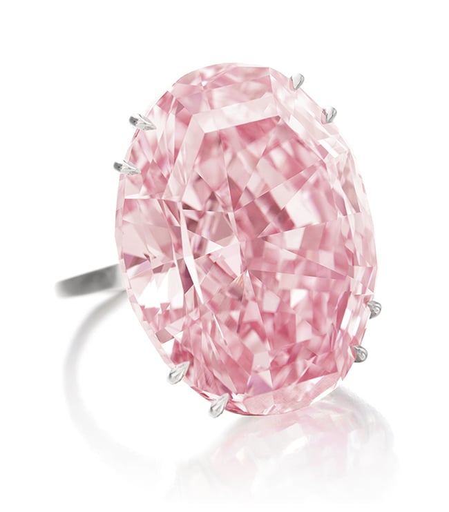 The Pink Star • 59.6-carat diamond • Sotheby's Geneva