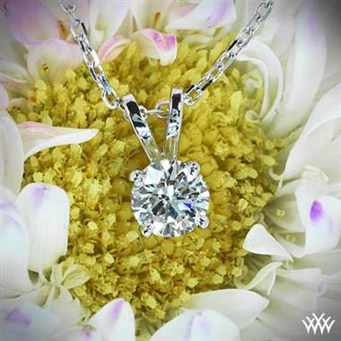 Platinum “Four-Prong” Basket Pendant Setting at Whiteflash