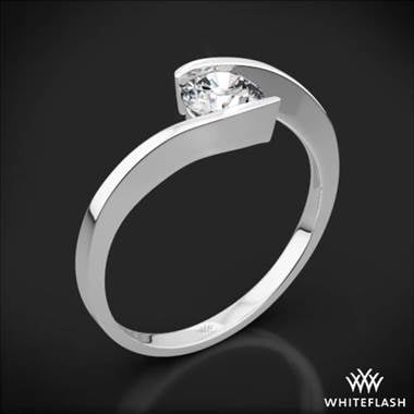 Platinum “Lilly” Solitaire Engagement Ring at Whiteflash