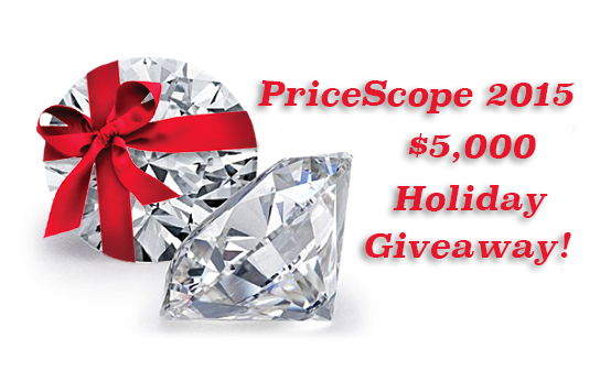PriceScope 2015 $5,000 Holiday Giveaway PriceScope 2015 $5,000 Holiday Giveaway