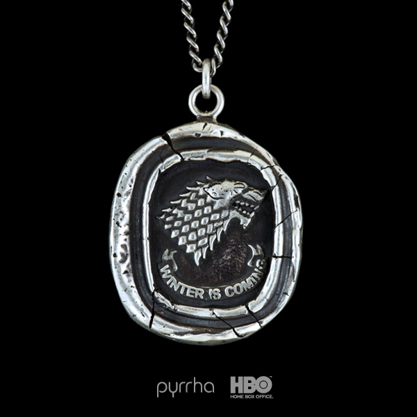 Game of Thrones House Stark Talisman Necklace from Pyrrha & HBO