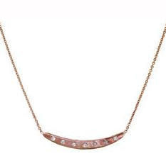 Diamond bar necklace by Rebecca Lankford