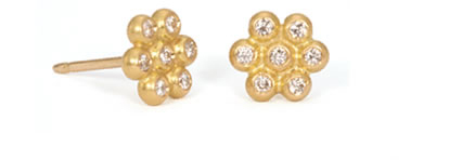 Reinstein Ross Snowdrop diamond earrings