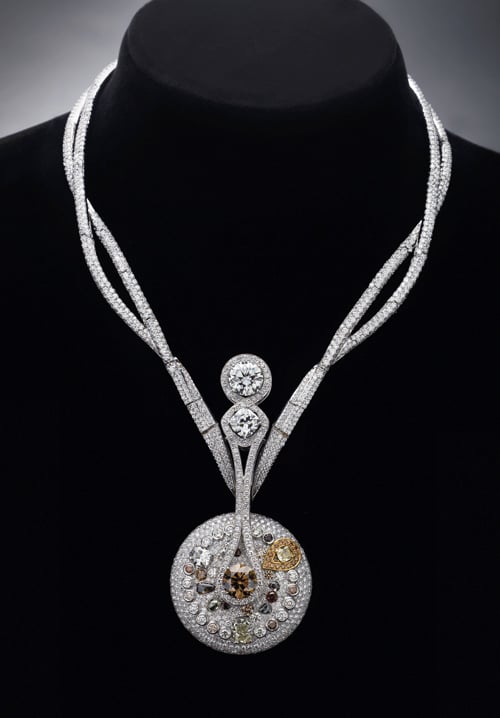 Rio Tinto Courageous Spirit Diamond Necklace Designed by Reena Ahluwalia